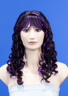 Wigs2you假发 日本正品 派对 万圣节 紫黑浪漫卷 舞会假发 H-231