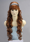 wigs2you全假發 日本正品  耐熱 長 蛋花卷 甜美 可齊可斜劉海 氣質OL型 W-237